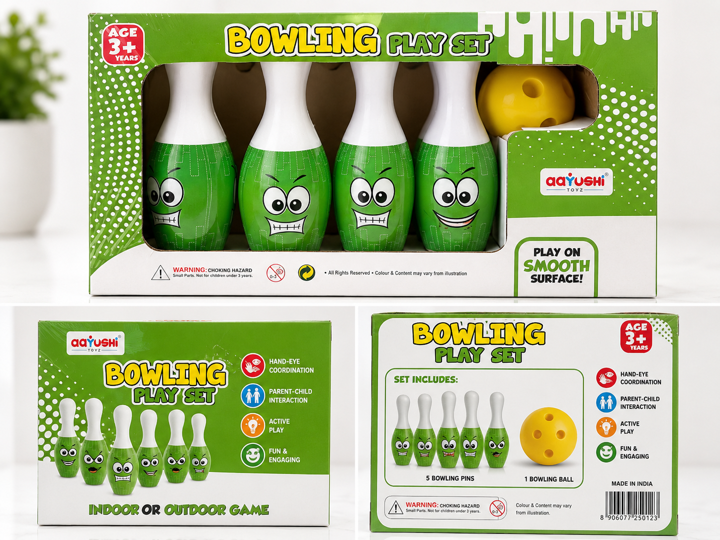Bowling Ball Game Set | Indoor Mini Bowling Toy for Kids