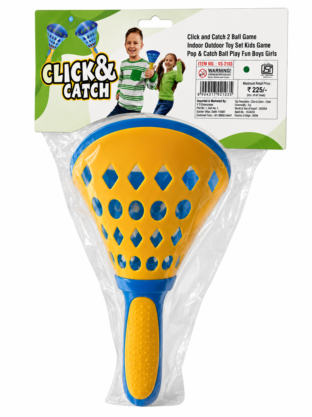 Click & Catch Ball Game for Kids | Hand-Eye Coordination Toy