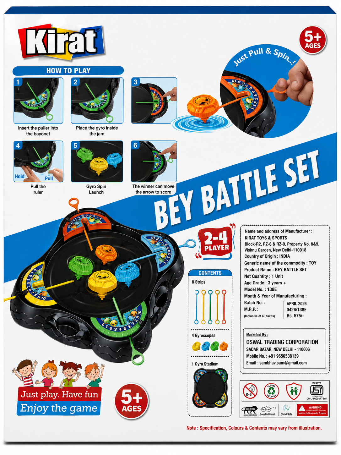 Bey Battle Spinning Top Combat Game | Beyblade-Style Battle Tops for Kids