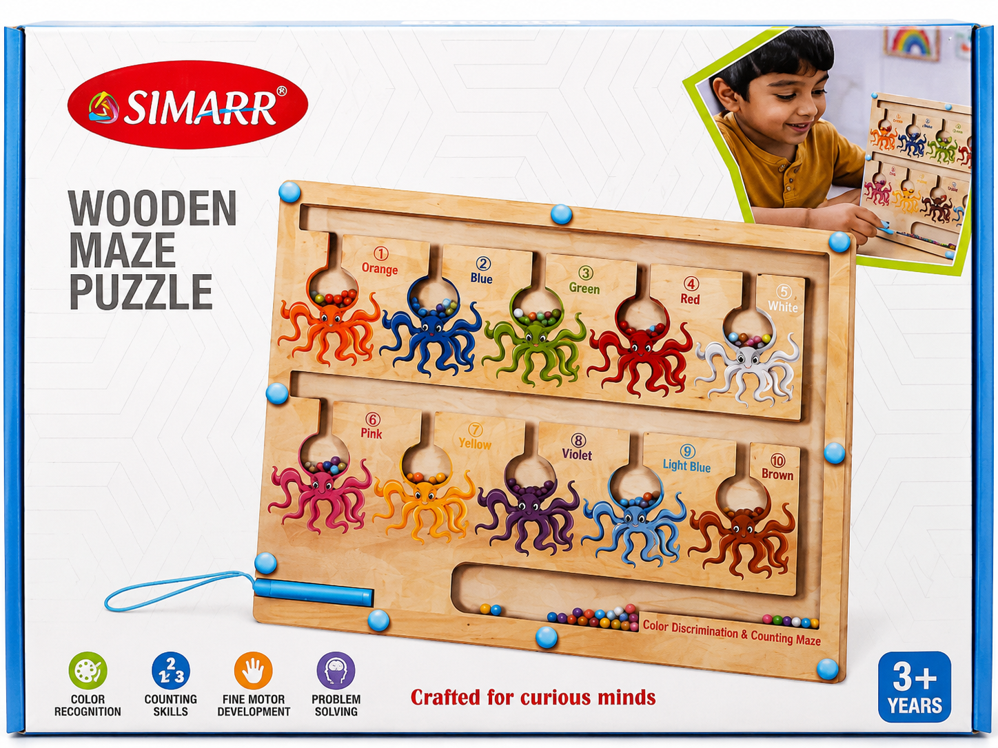 Wooden Maze Ball Puzzle | 3D Labyrinth Skill Game for Kids & Adults