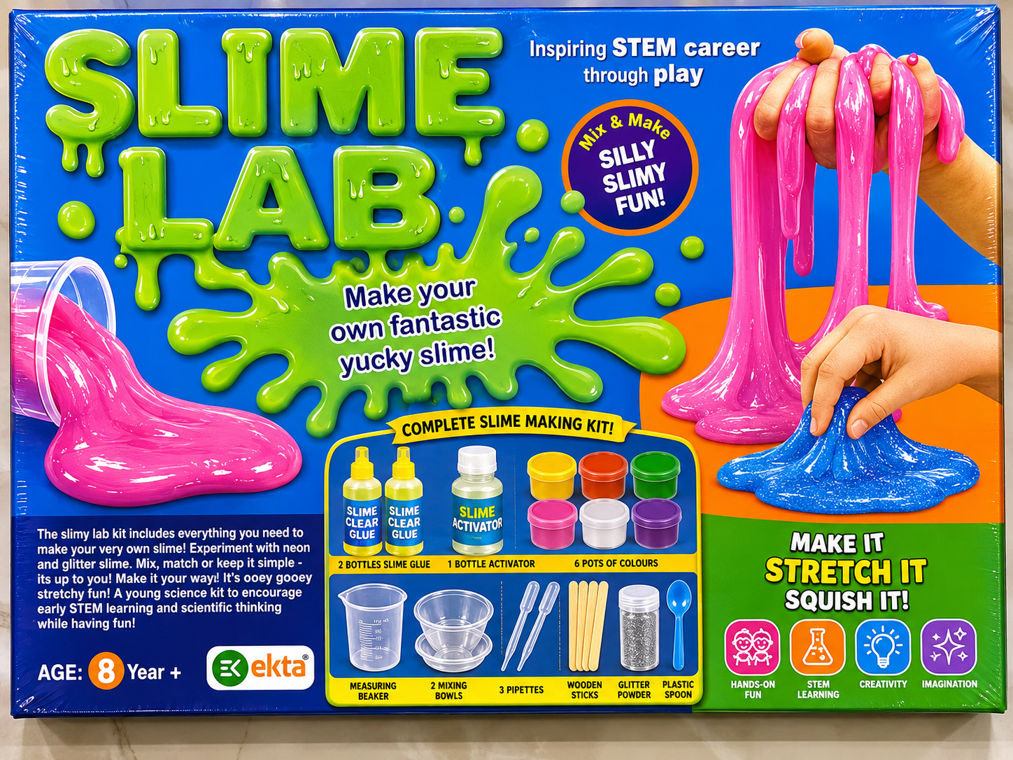 Slime Lab DIY Slime Kit | Stretch, Squish & Create Sensory Play
