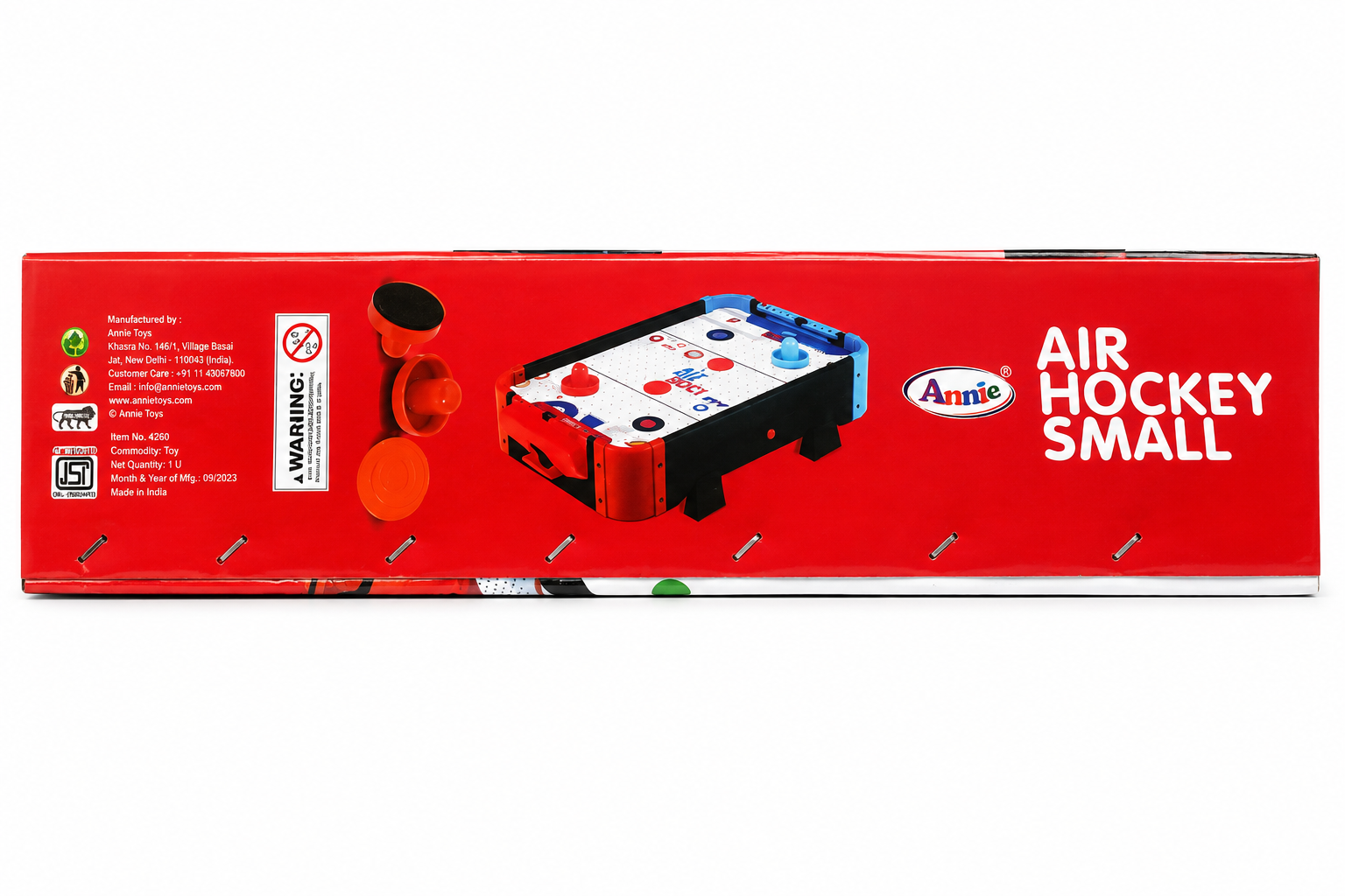 Mini Air Hockey Table Game | Tabletop Air Hockey Set for Kids & Families