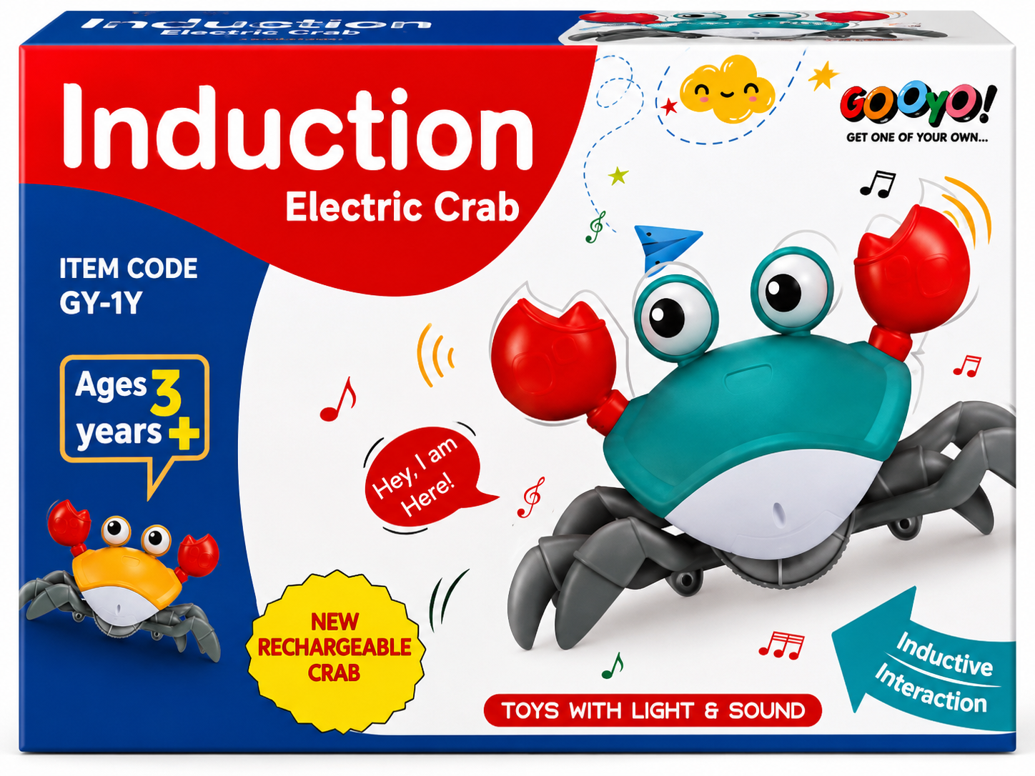 Crab Toy | Funny Walking Crab Novelty Toy for Kids