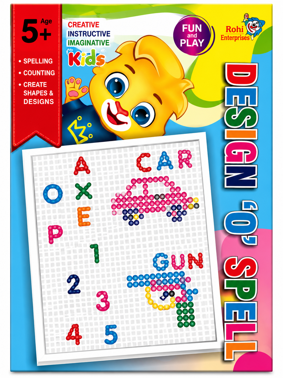 Design-O-Spell Alphabet Learning Game | Spelling & Creativity Toy