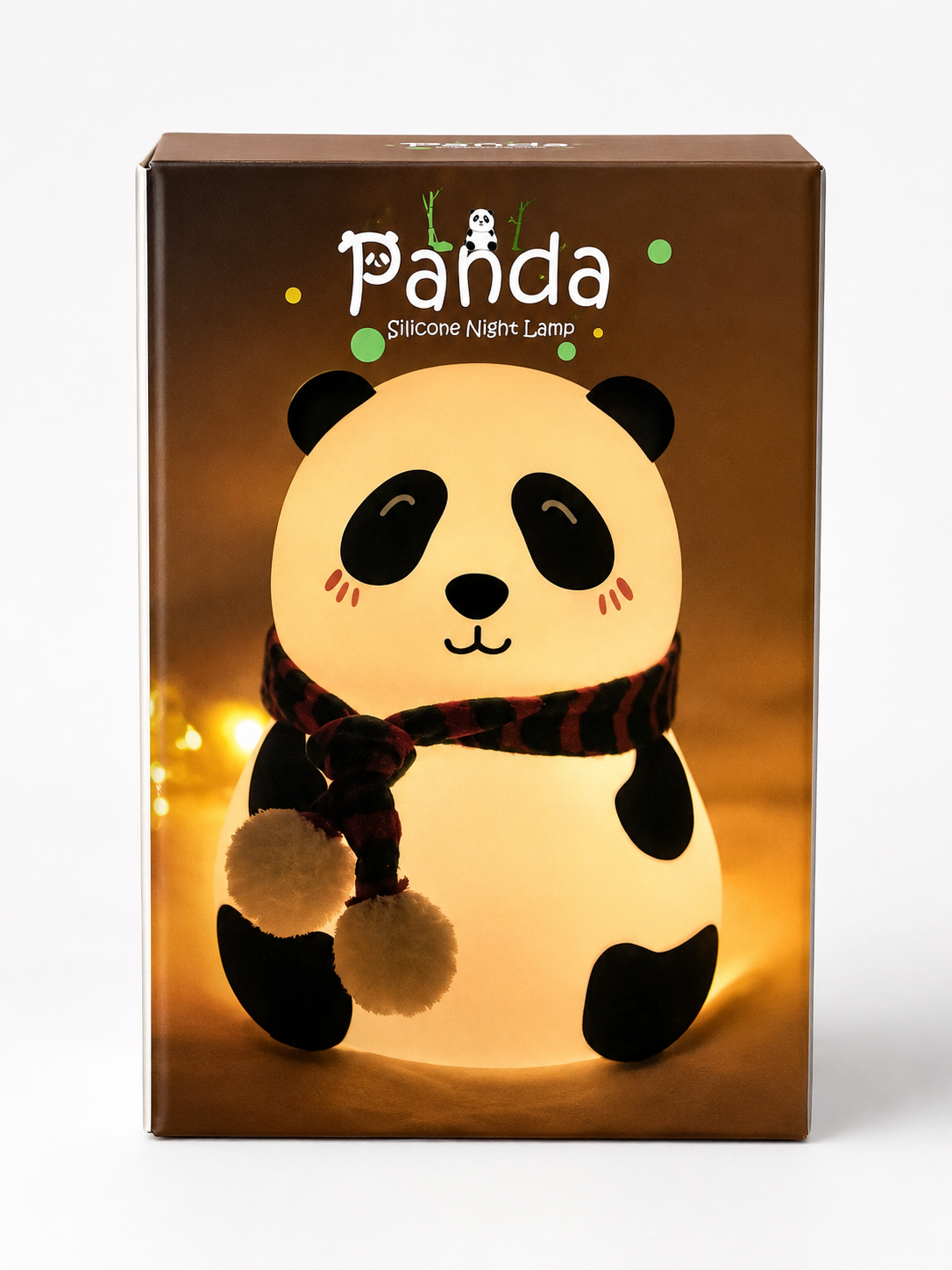 Panda Night Light Lamp Toy | LED Animal Lamp for Kids' Room