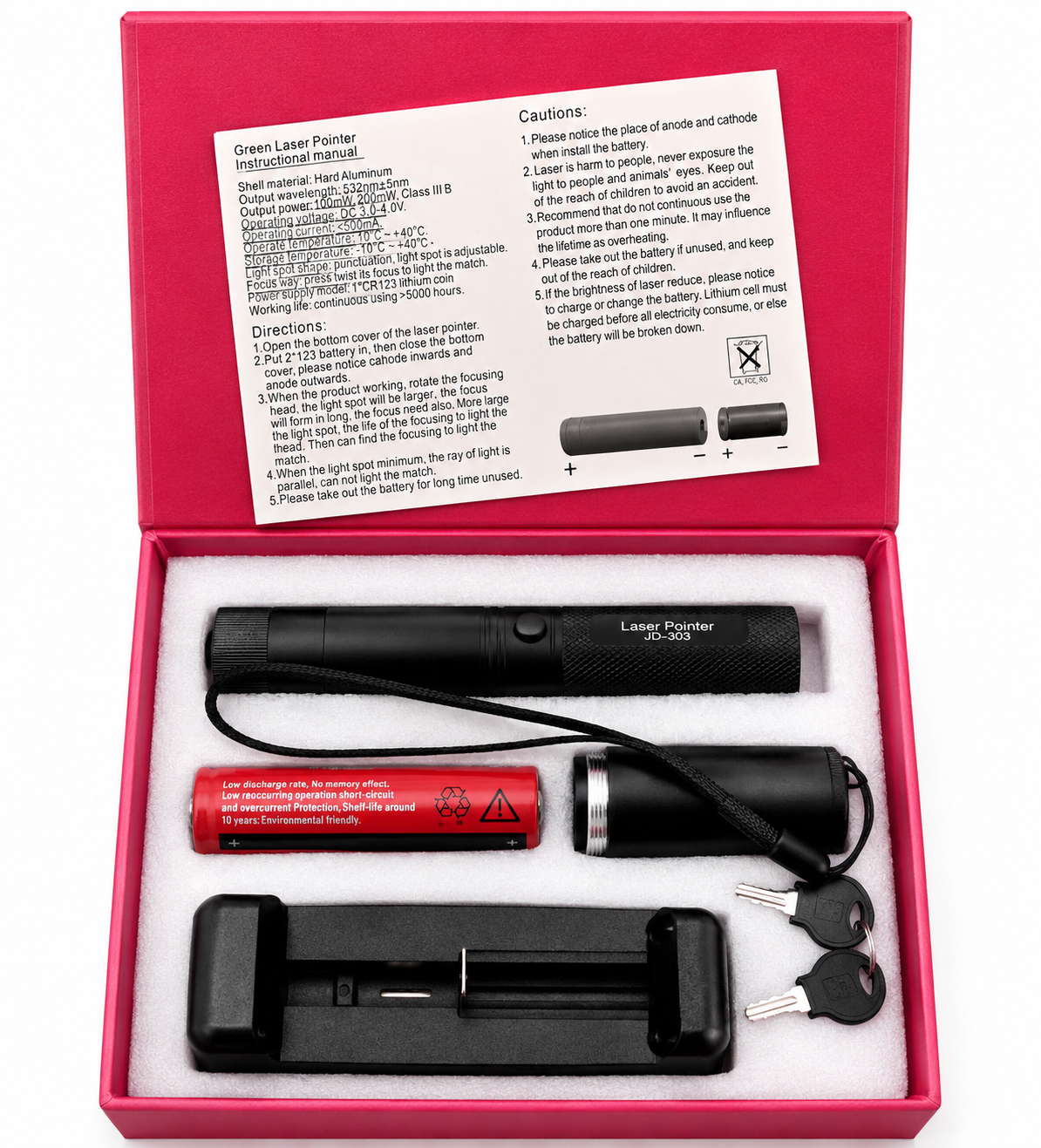 Laser Light Disco Toy | Handheld LED Laser Pointer & Disco Light for Kids